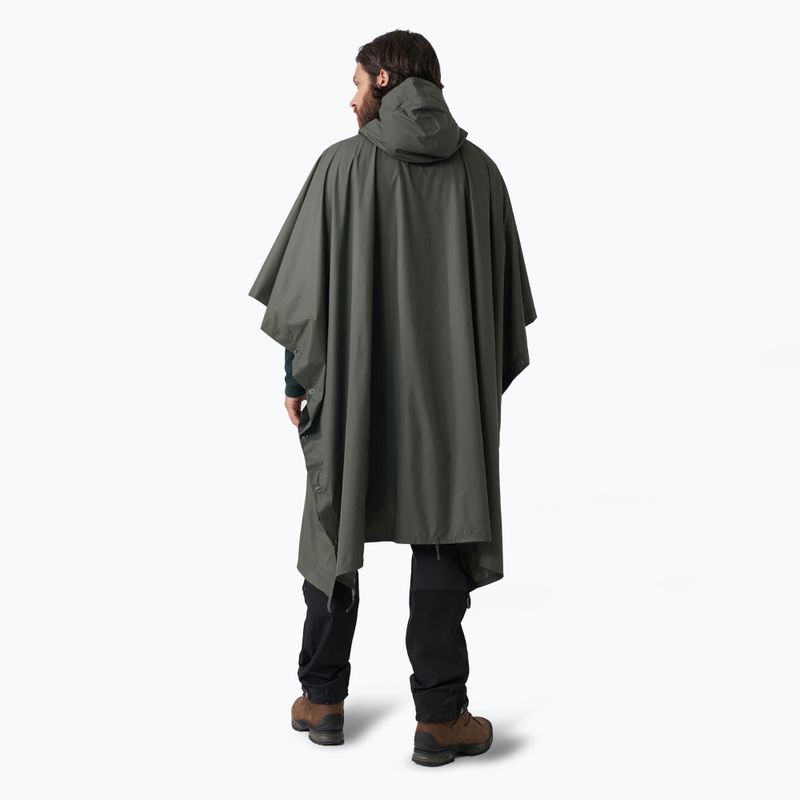 Pláštenka Fjällräven Poncho dark olive 3