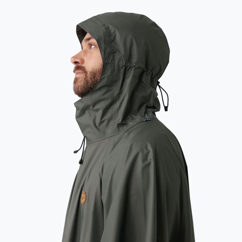 Pláštenka Fjällräven Poncho dark olive 5