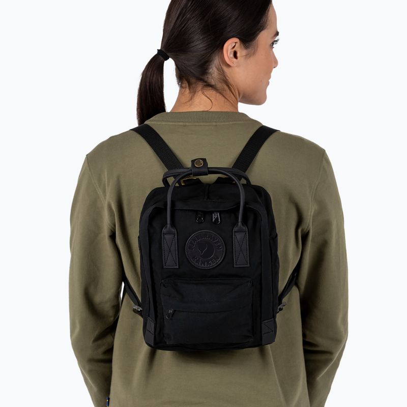 Batoh Fjällräven Kånken No. 2 Black Mini 7 l back 2