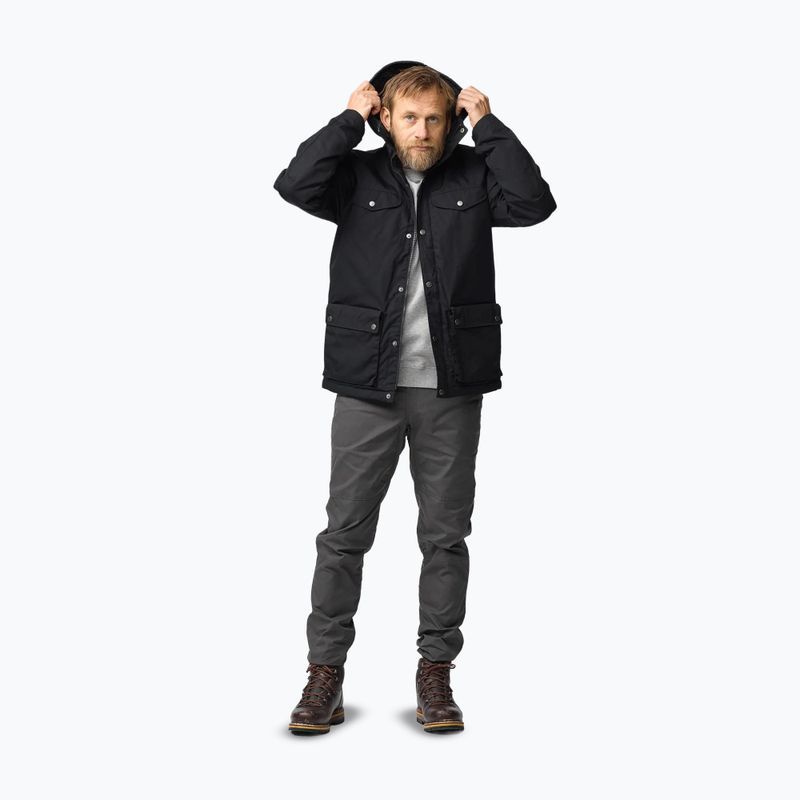 Pánska vetrovka Fjällräven Greenland Winter black 2