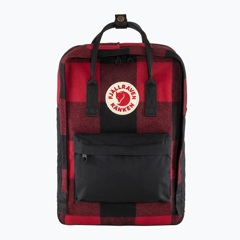 Fjällräven Kanken Re-Wool Batoh na notebook 15" red/black