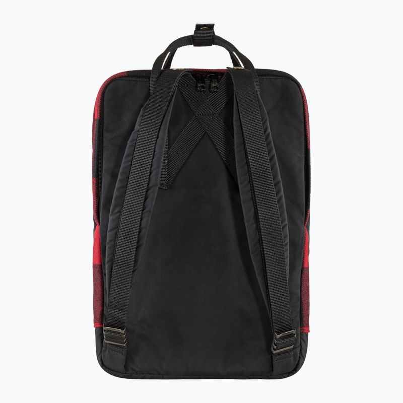 Fjällräven Kanken Re-Wool Batoh na notebook 15" red/black 2