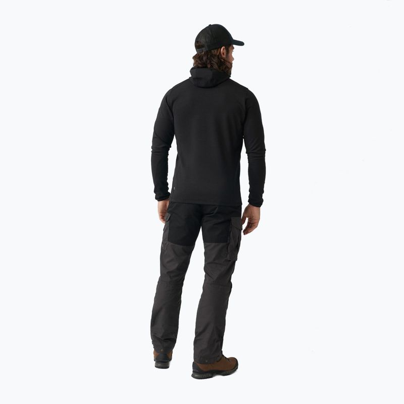 Pánska trekingová mikina Fjällräven Keb Fleece Hoodie black F81878 2