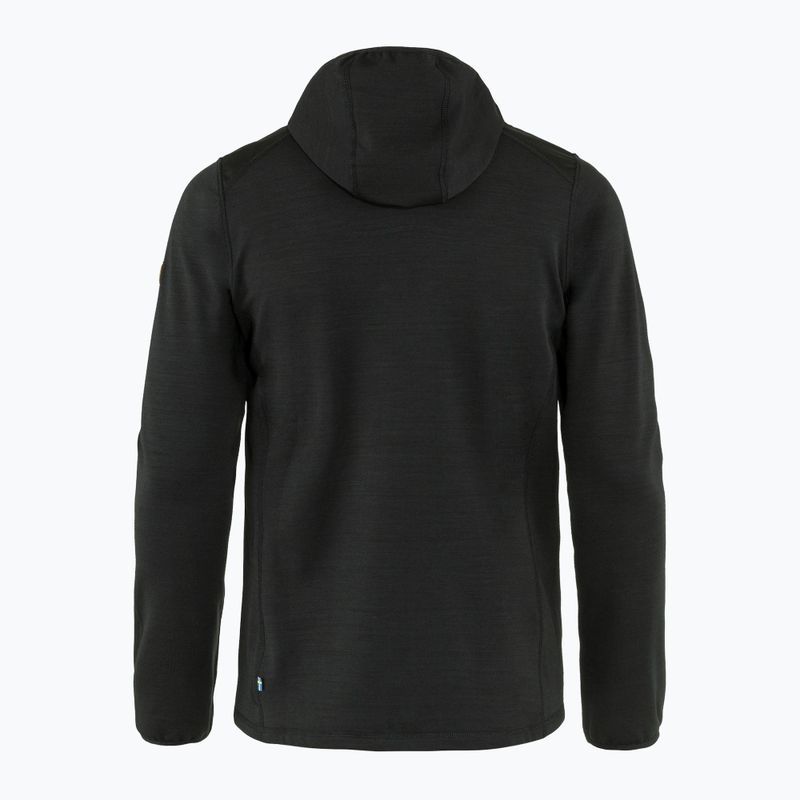 Pánska trekingová mikina Fjällräven Keb Fleece Hoodie black F81878 8