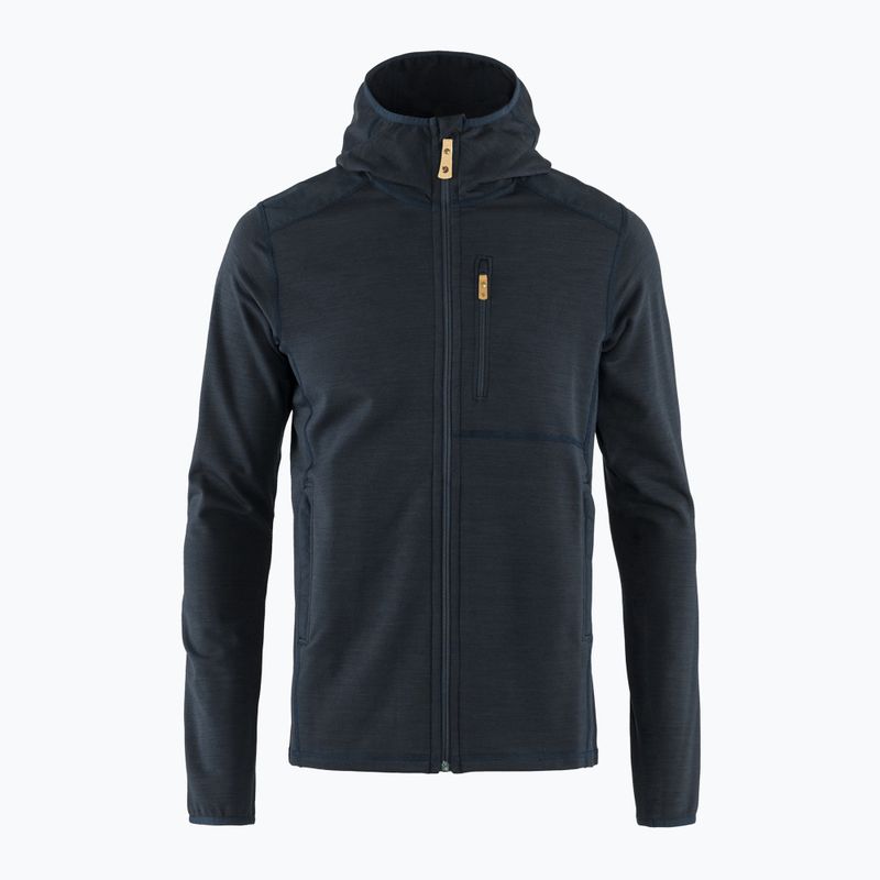 Pánska trekingová mikina Fjällräven Keb Fleece Hoodie navy blue F81878