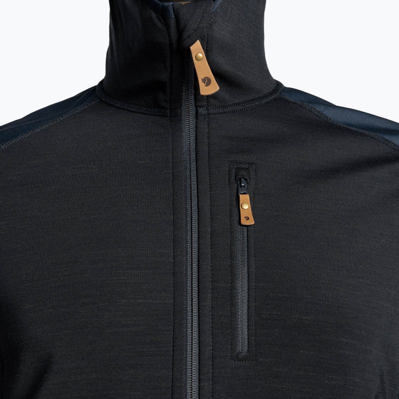 Pánska trekingová mikina Fjällräven Keb Fleece Hoodie navy blue F81878 3