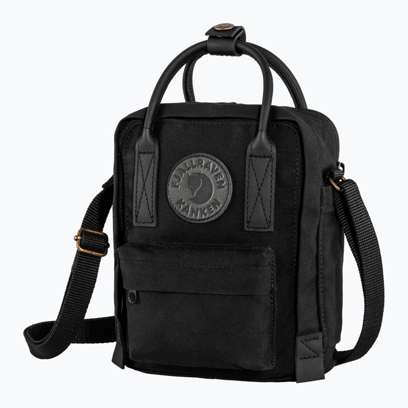 Taška Fjällräven Kånken No. 2 Black Sling 2,5 l čierna 2