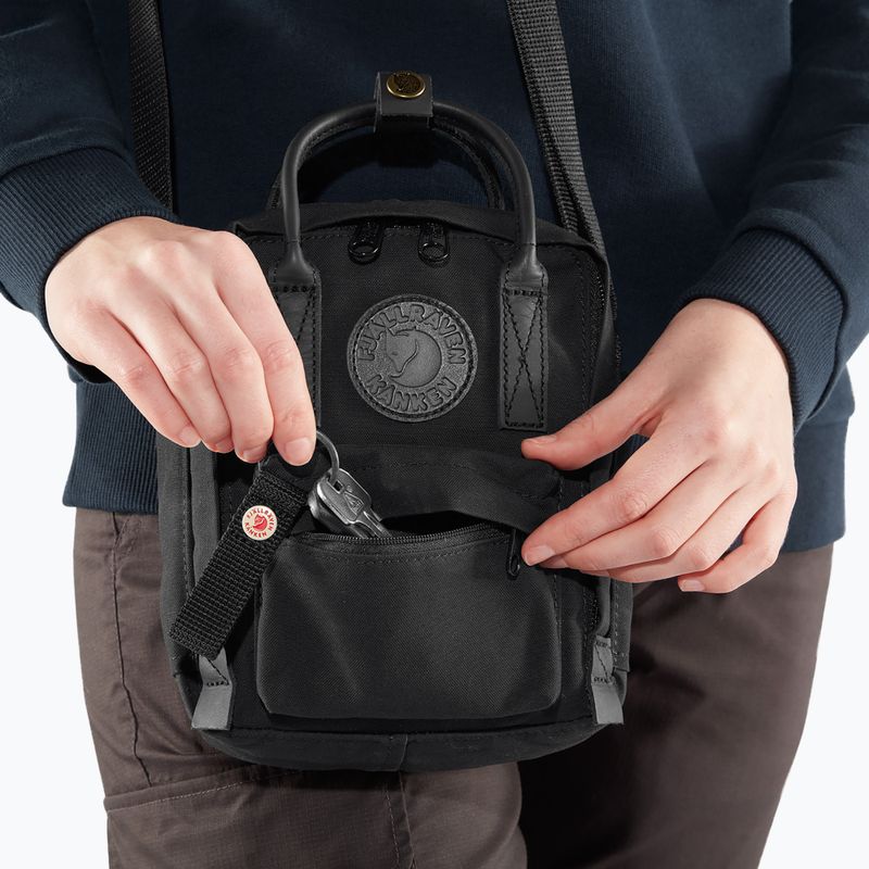 Taška Fjällräven Kånken No. 2 Black Sling 2,5 l čierna 9
