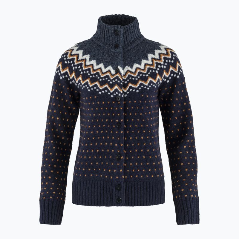 Dámsky sveter Fjällräven Övik Knit Cardigan dark navy