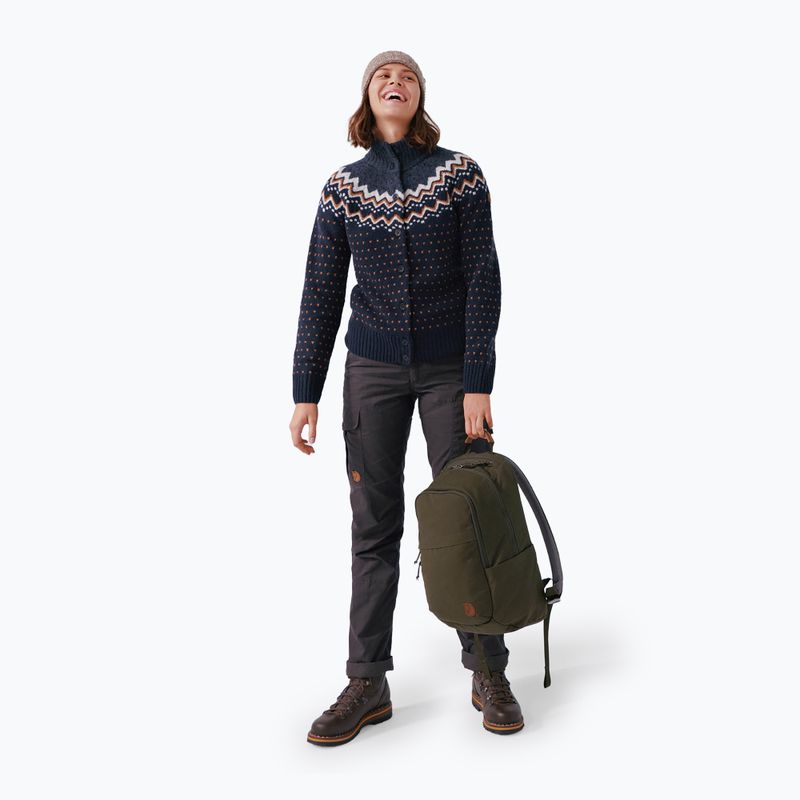Dámsky sveter Fjällräven Övik Knit Cardigan dark navy 4