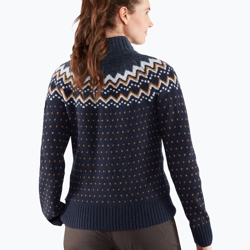 Dámsky sveter Fjällräven Övik Knit Cardigan dark navy 5