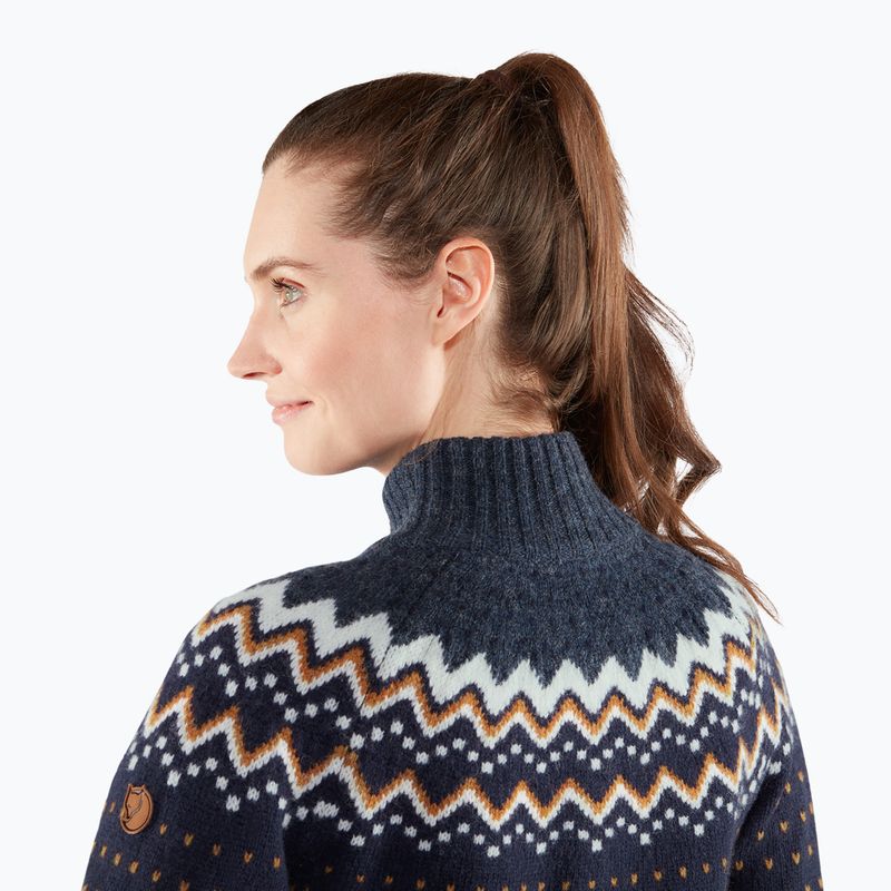 Dámsky sveter Fjällräven Övik Knit Cardigan dark navy 7