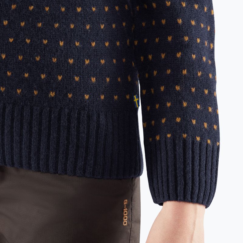 Dámsky sveter Fjällräven Övik Knit Cardigan dark navy 8