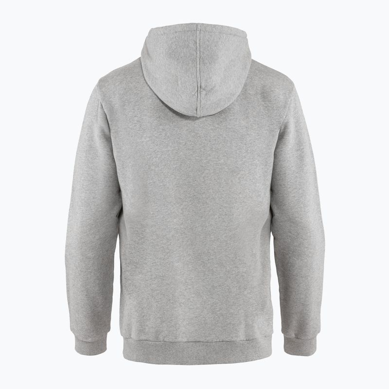 Pánska mikina Fjällräven Logo Hoodie šedá F84144 2