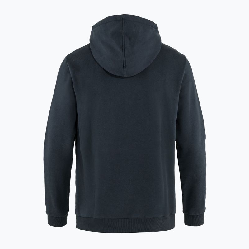 Pánska mikina s kapucňou Fjällräven Logo navy blue F84144 7
