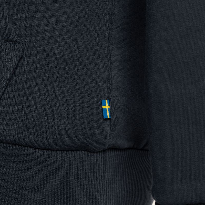 Pánska mikina s kapucňou Fjällräven Logo navy blue F84144 9