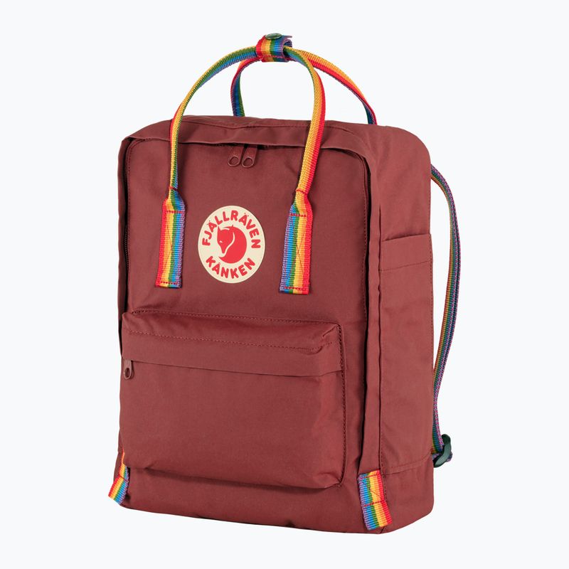 Mestský batoh Fjällräven Kanken Rainbow 16 l ox red/rainbow pattern 2