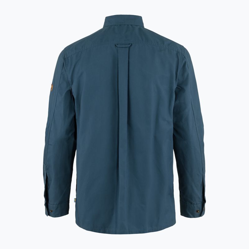 Pánske tričko Fjällräven Singi Overshirt indigo blue 2