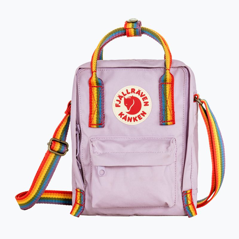 Taška Fjällräven Kanken Rainbow Sling 2,5 l pastel lavender/rainbow