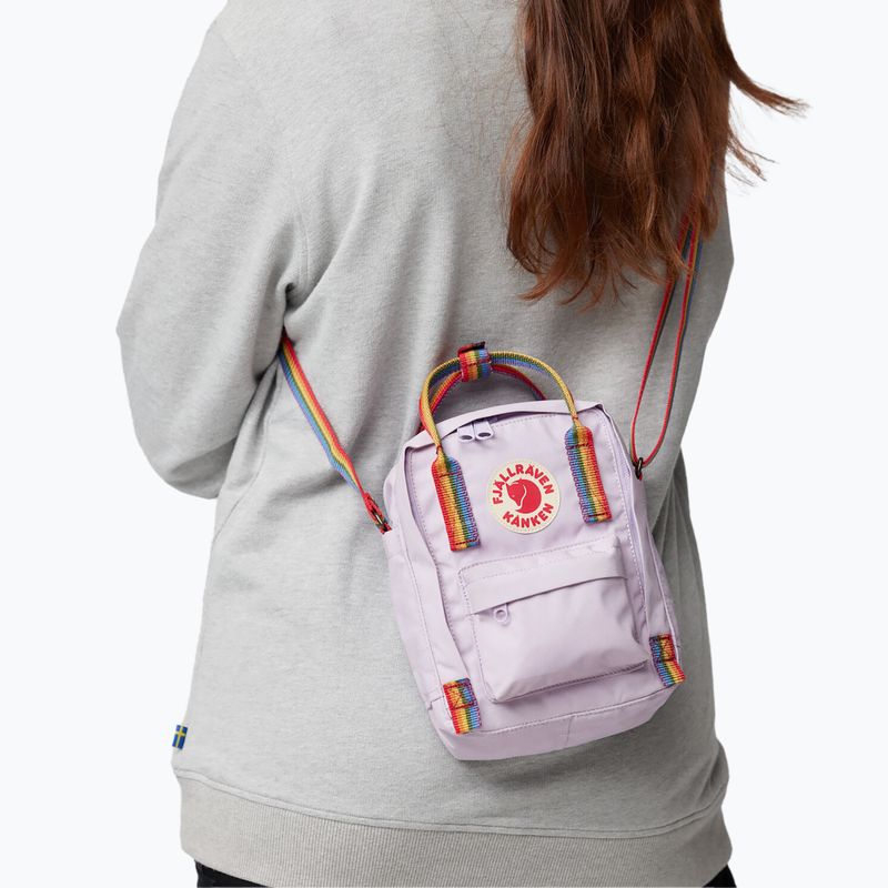 Taška Fjällräven Kanken Rainbow Sling 2,5 l pastel lavender/rainbow 6