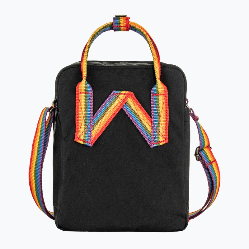 Taška Fjällräven Kanken Rainbow Sling 2,5 l black/rainbow pattern 3