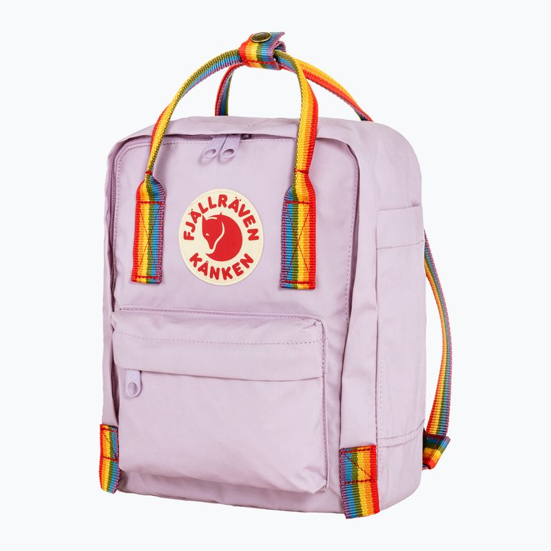 Mestský batoh Fjällräven Kanken Rainbow Mini 7 l pastel lavender/rainbow pattern 2