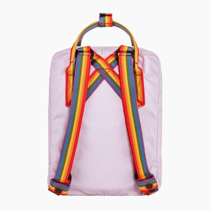 Mestský batoh Fjällräven Kanken Rainbow Mini 7 l pastel lavender/rainbow pattern 3