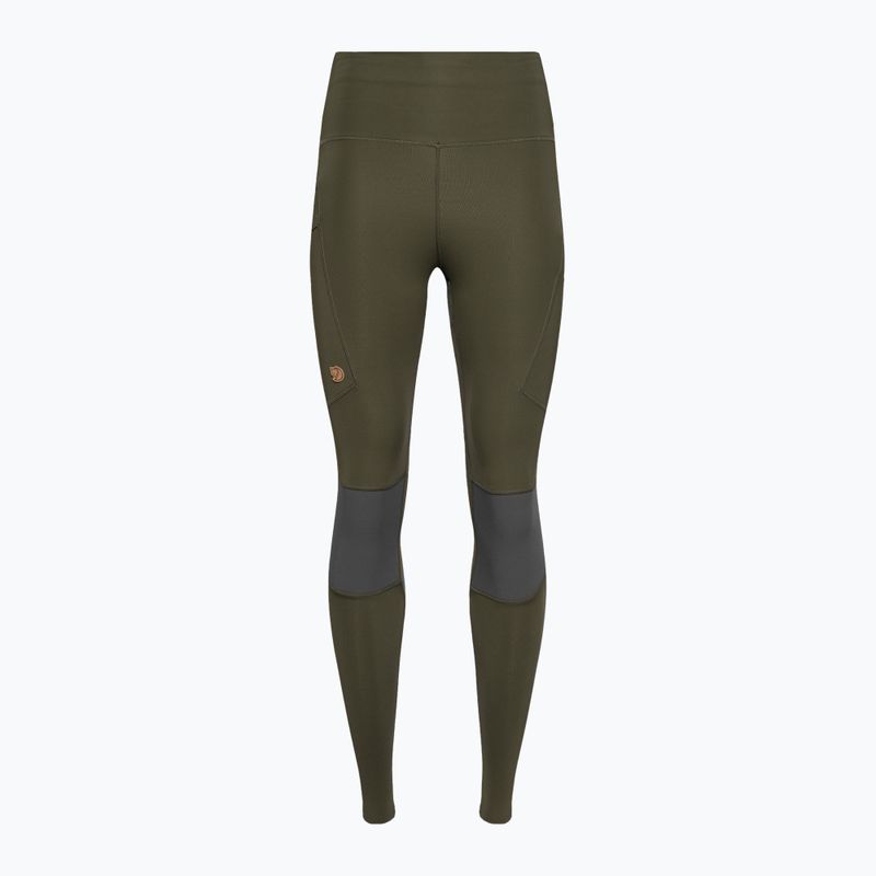 Dámske trekingové nohavice Fjällräven Abisko Trekking Tights Pro deep forest