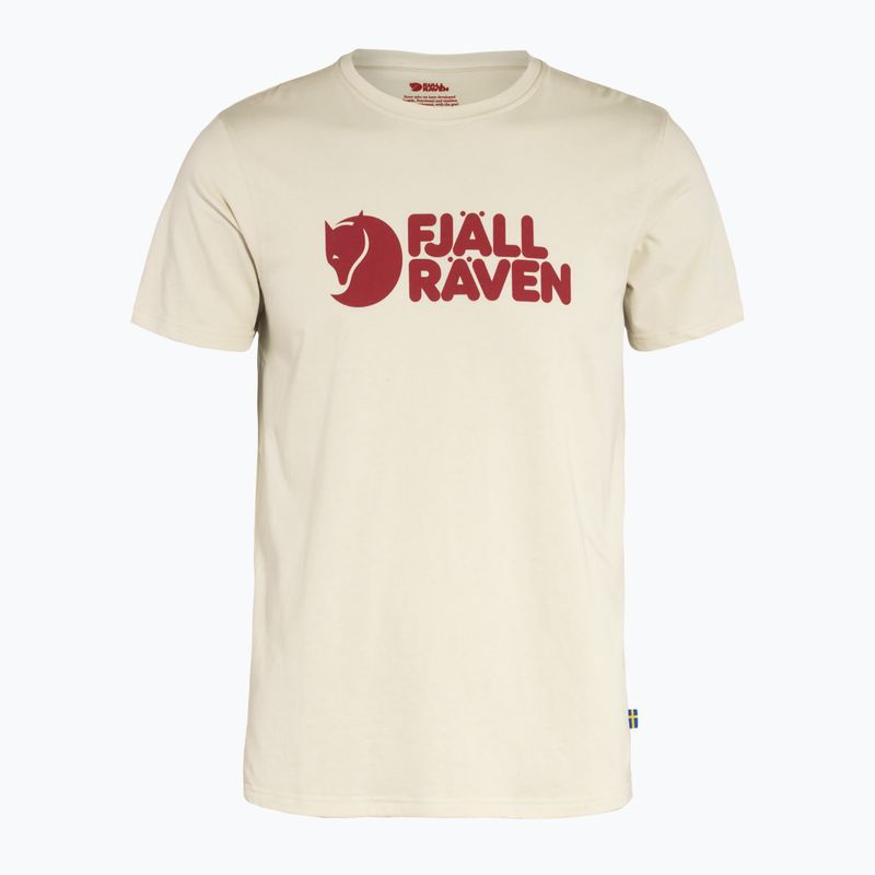 Fjällräven pánske tričko Logo chalk white 4