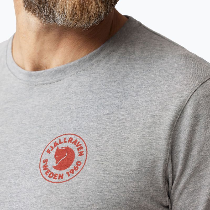 Pánske tričko Fjällräven 1960 Logo grey/melange 5
