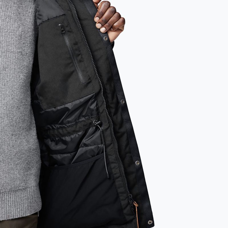 Pánska zimná bunda Fjällräven Nuuk Lite Parka 550 black 5