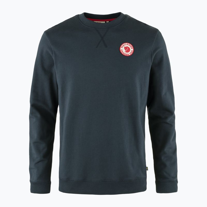 Pánska trekingová mikina Fjällräven 1960 Logo Badge Sweater 555 dark navy 4