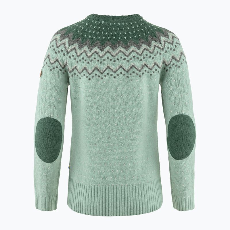 Dámsky sveter Fjällräven Övik Knit Sweater mistry green/deep patina 2