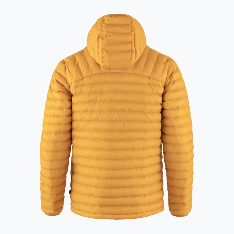 Pánska bunda Fjällräven Expedition Lätt Hoodie s kapucňou horčicovo žltá 2