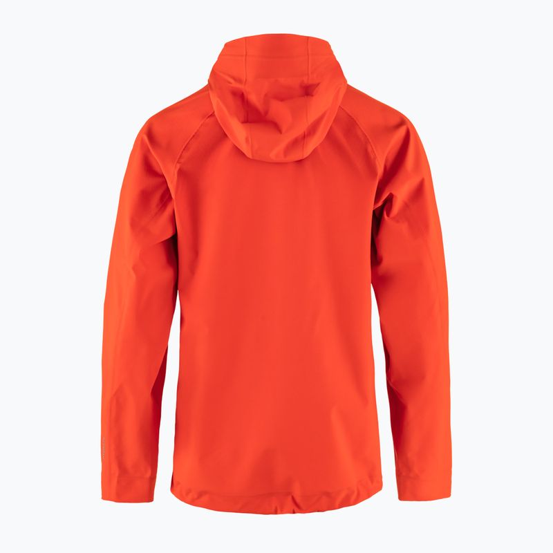 Nepremokavá bunda dámska Fjällräven HC Hydratic Trail flame orange 2