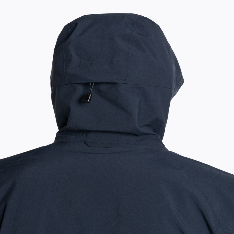 Nepremokavá bunda pánska Fjällräven Vardag Hydratic Anorak dark navy/flame orange 6