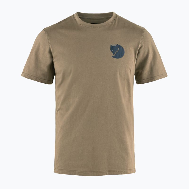 Pánske tričko Fjällräven Logo chalk white