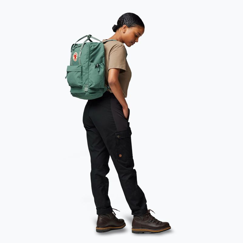 Fjällräven Kånken Outlong 18 l frost green mestský batoh 7