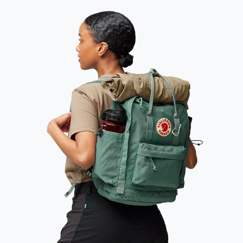 Fjällräven Kånken Outlong 18 l frost green mestský batoh 8