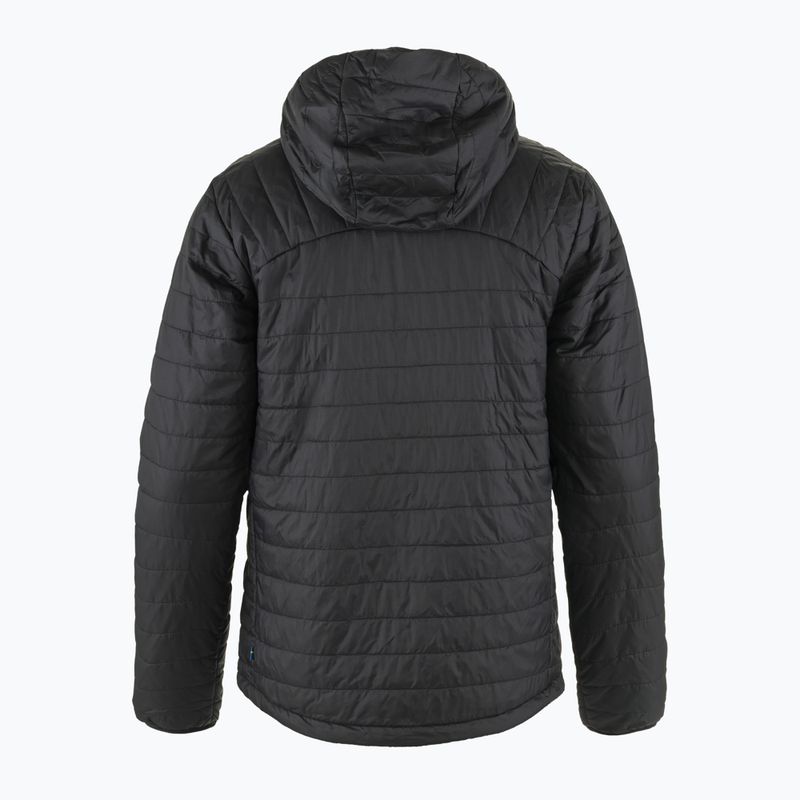 Pánska páperová bunda Fjällräven Expedition X-Lätt Hoodie black 2