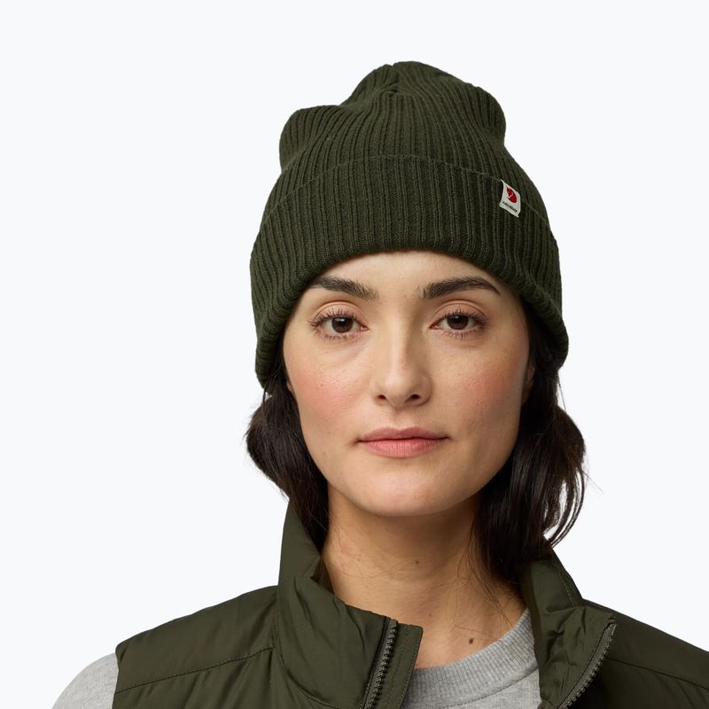 Zimná čiapka Fjällräven Rib Hat deep forest 4