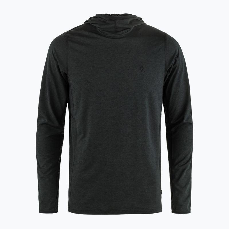 Pánska trekingová mikina Fjällräven 1960 Abisko Sun Hoodie black