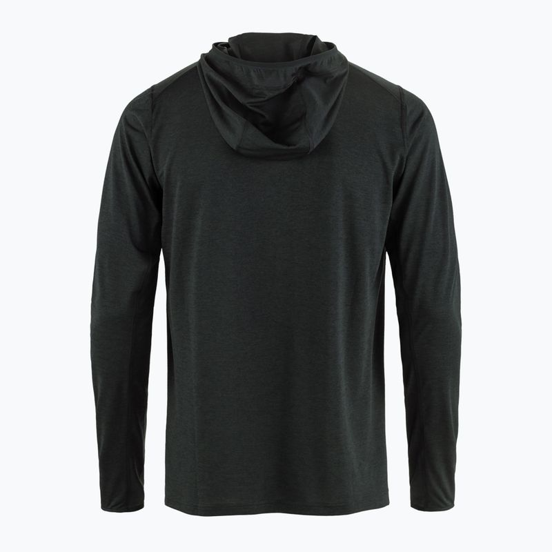 Pánska trekingová mikina Fjällräven 1960 Abisko Sun Hoodie black 2