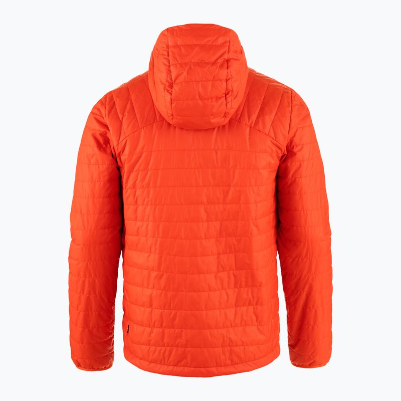 Pánska páperová bunda Fjällräven Expedition X-Lätt Hoodie flame orange 2