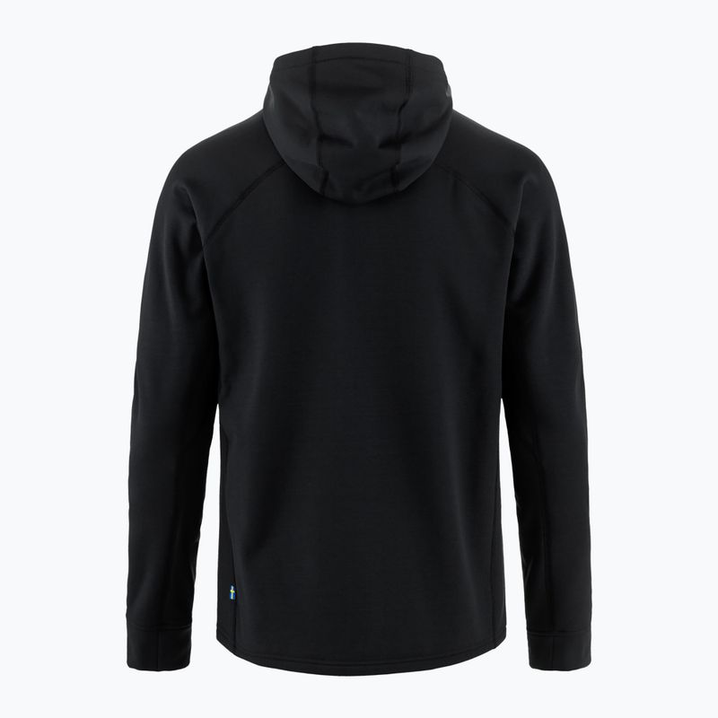 Pánska treková bunda Fjällräven Expedition Fleece Hoodie black 2