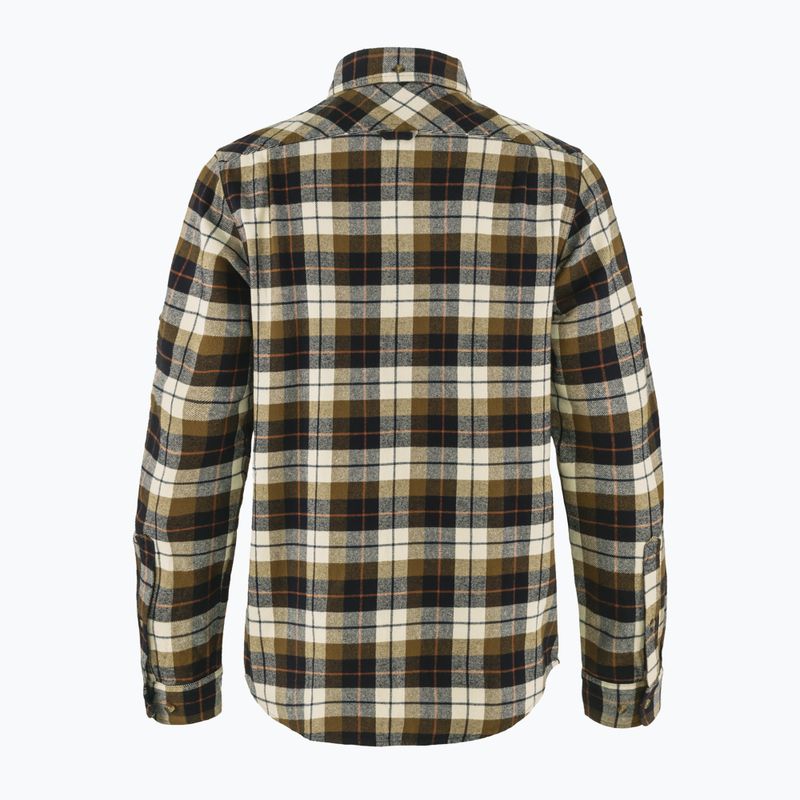 Pánska košeľa Fjällräven Singi Heavy Flannel chalk white/dark navy 2
