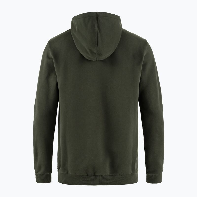 Pánska mikina Fjällräven Logo Hoodie deep frost 2