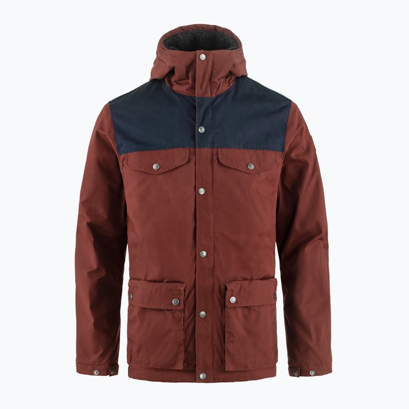 Pánska vetrovka Fjällräven Greenland Winter maroon/dark navy