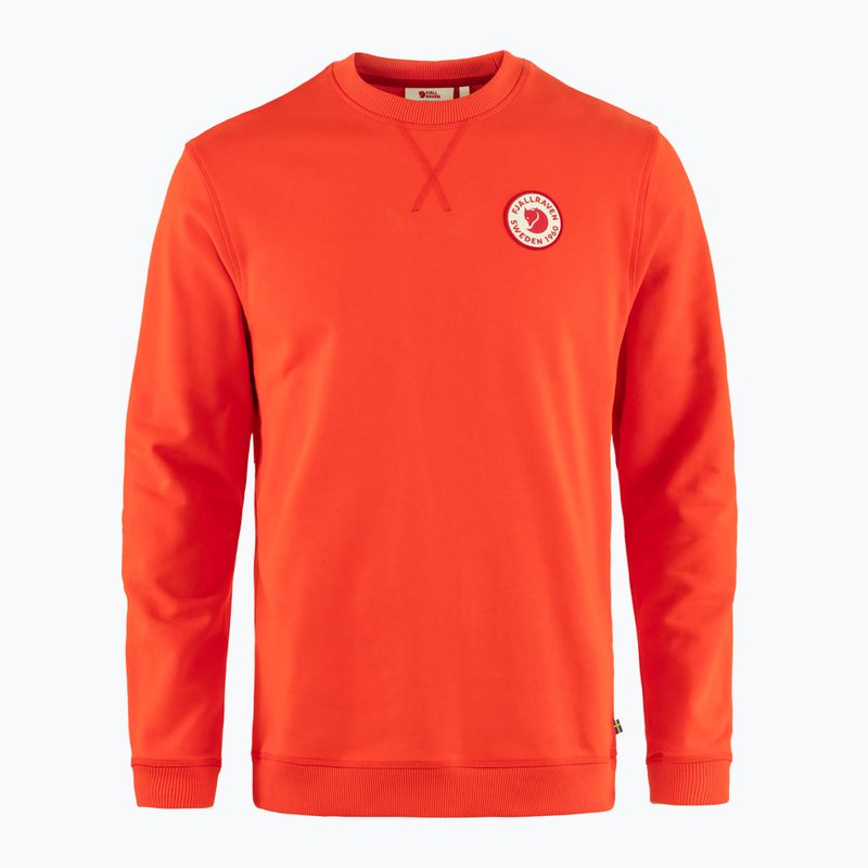 Pánsky sveter Fjällräven 1960 Logo Badge Flame orange