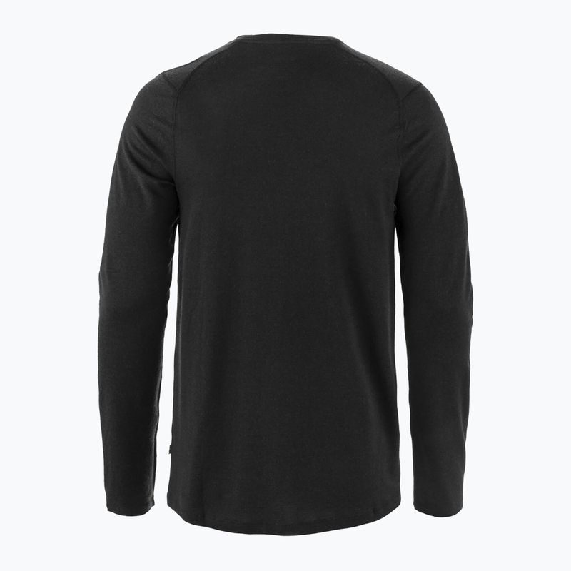 Pánsky trekingový longsleeve Fjällräven Bergtagen Merino black 2